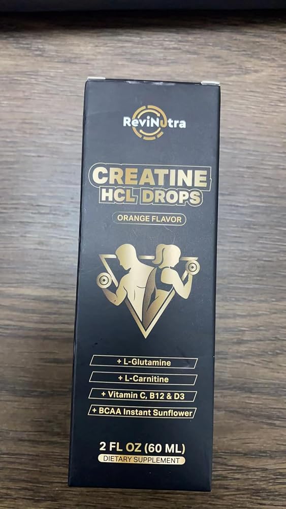 ReviNutra Creatine HCL Liquid Drops for Men & Women