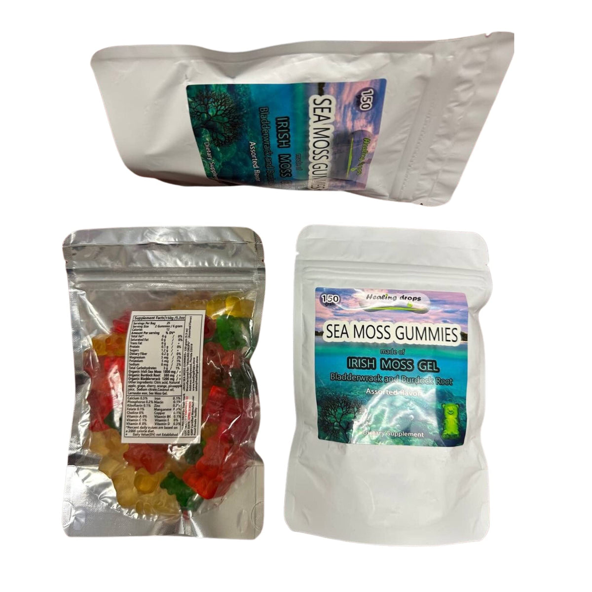 HEALING DROPS Irish Sea Moss Gummies