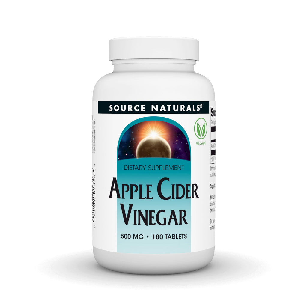 Source Naturals Apple Cider Vinegar 500mg - 180 Tablets