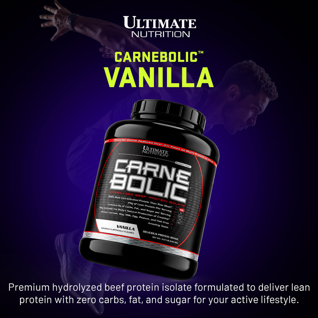 Ultimate Nutrition CarneBOLIC Hydrolyzed Beef Protein Isolate Powder