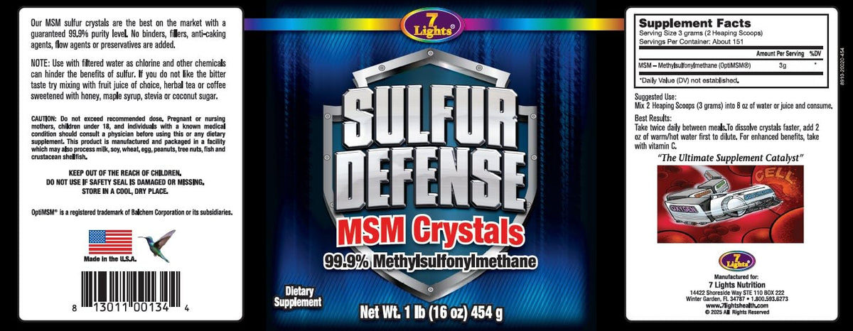 7 Lights Sulfur Powder MSM Parent