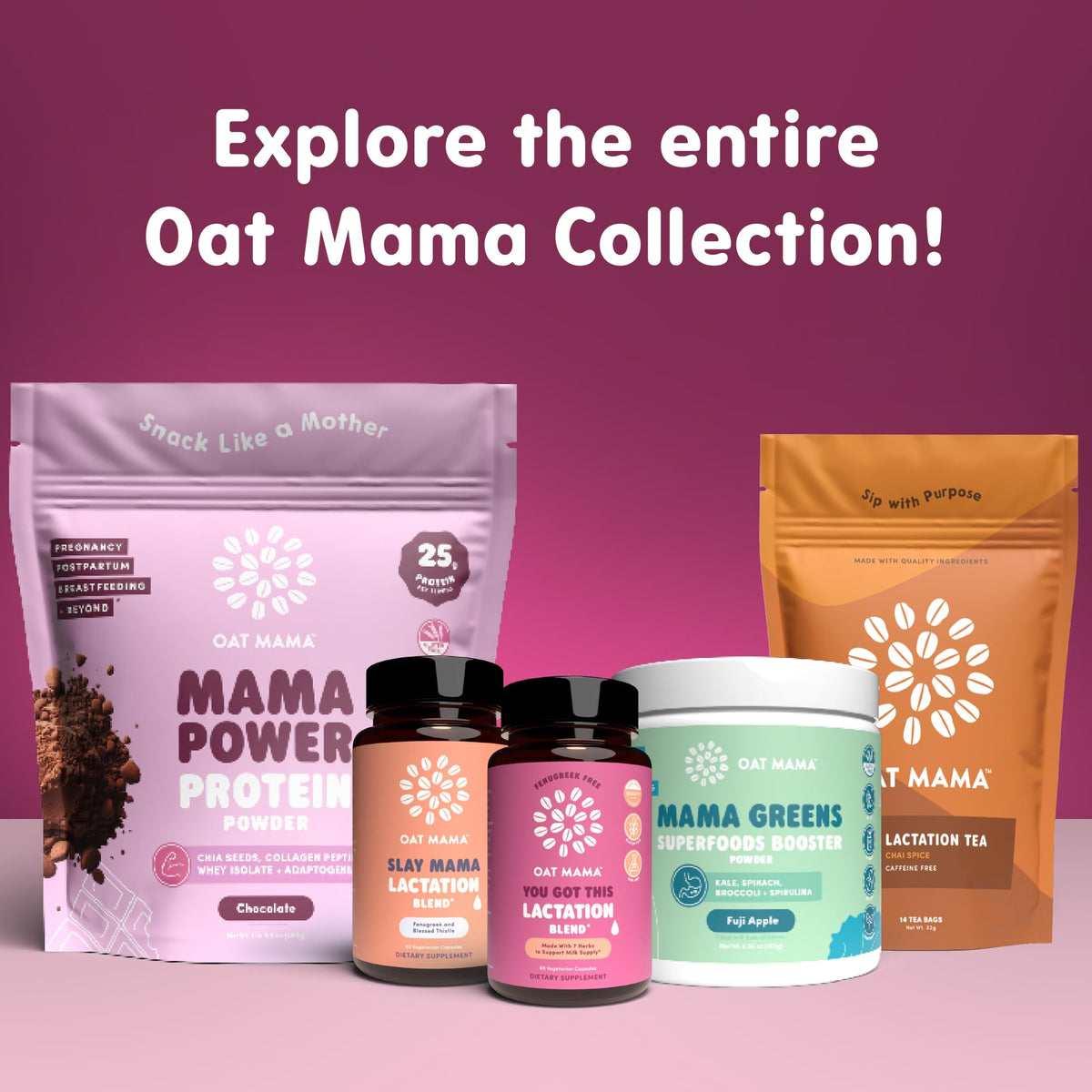 OAT MAMA Organic Lactation Supplement Fenugreek-Free - 60 Capsules - image 7
