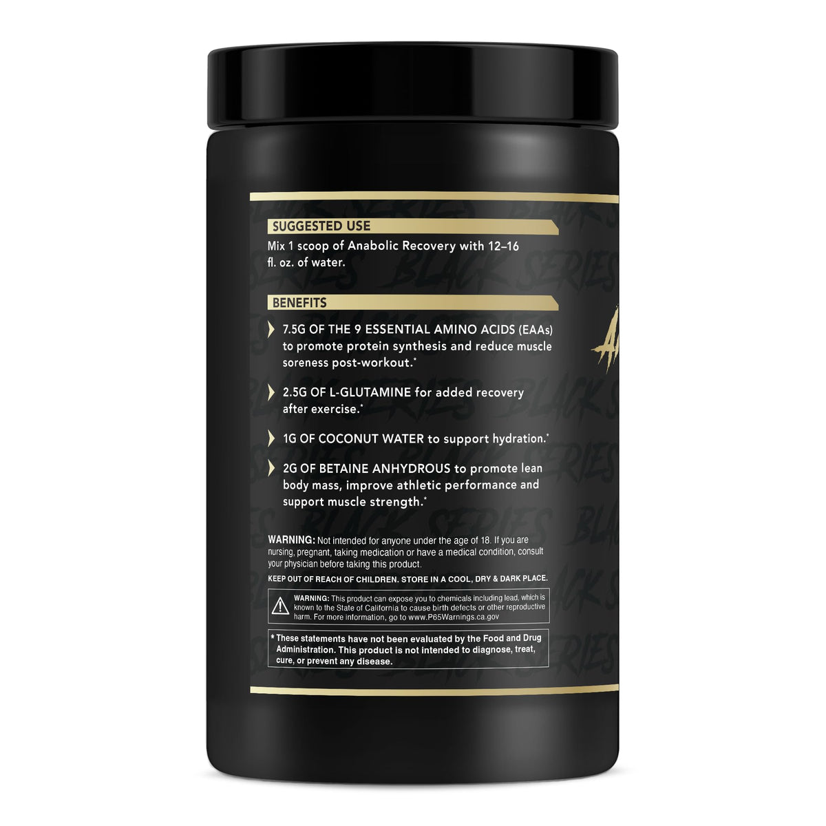 Anabolic Warfare Anabolic Recovery Essential Amino Acids - 30 Servings - image 2