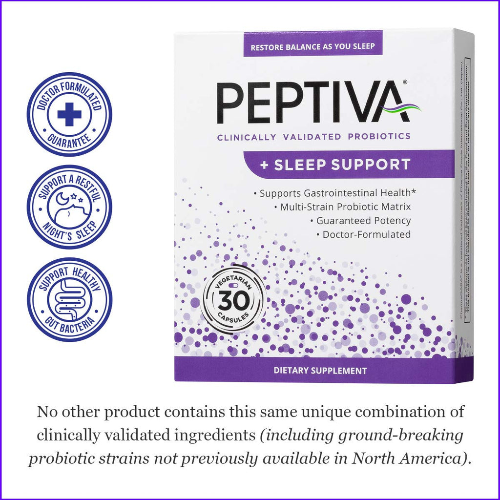 Peptiva Sleep Support Probiotic with Melatonin - 30 Capsules - image 3