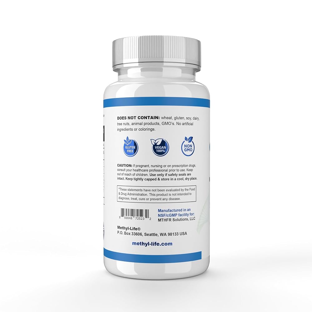 Methyl-Life Calming Supplement with GABA & Saffron - 60 Capsules - image 4