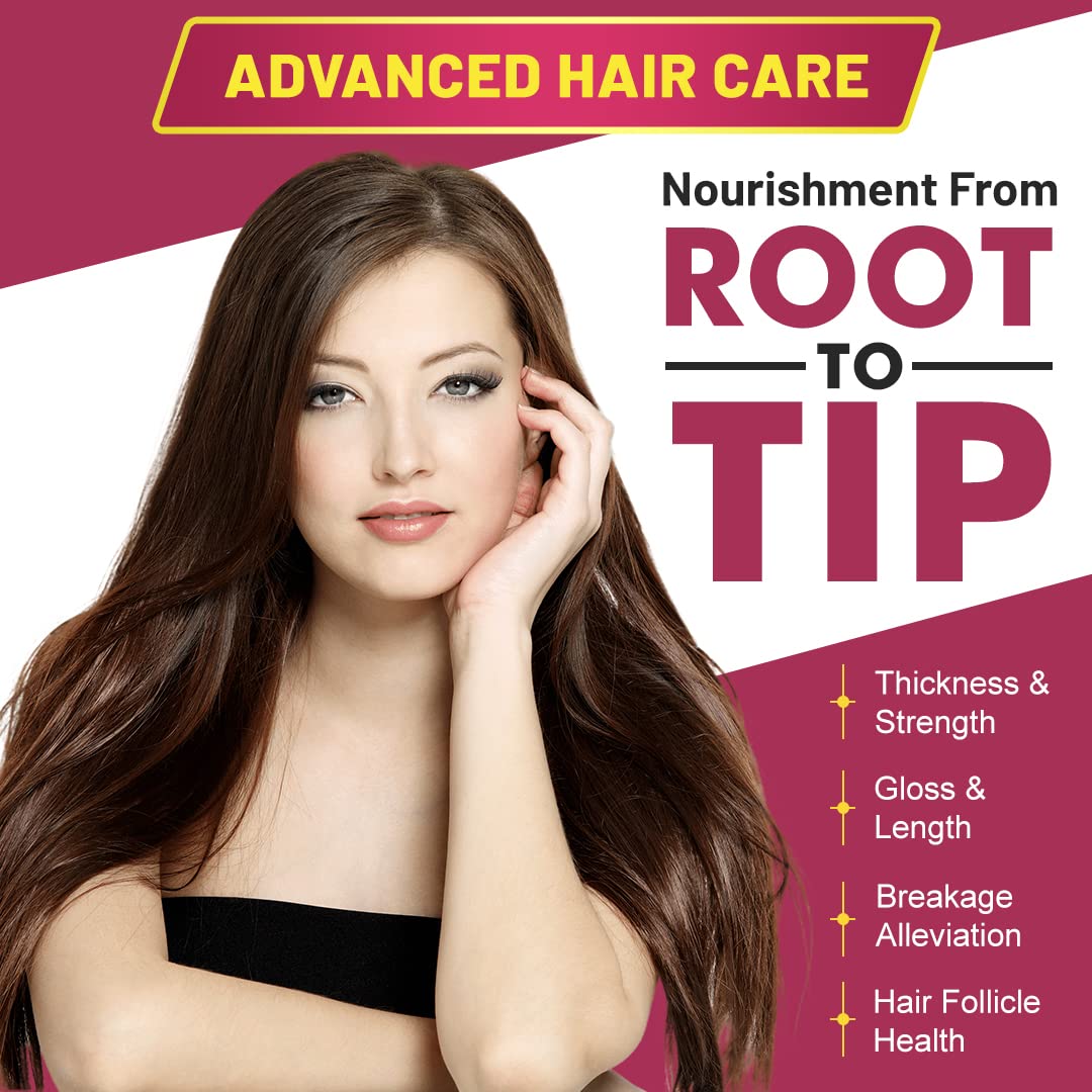 Simply Potent Hair Skin and Nails Vitamins with Biotin 5000mcg - 60 Tablets - image 5