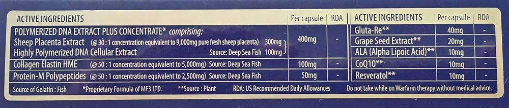 MFIII Original Swiss Placenta Softgels - 30 Softgels - image 2