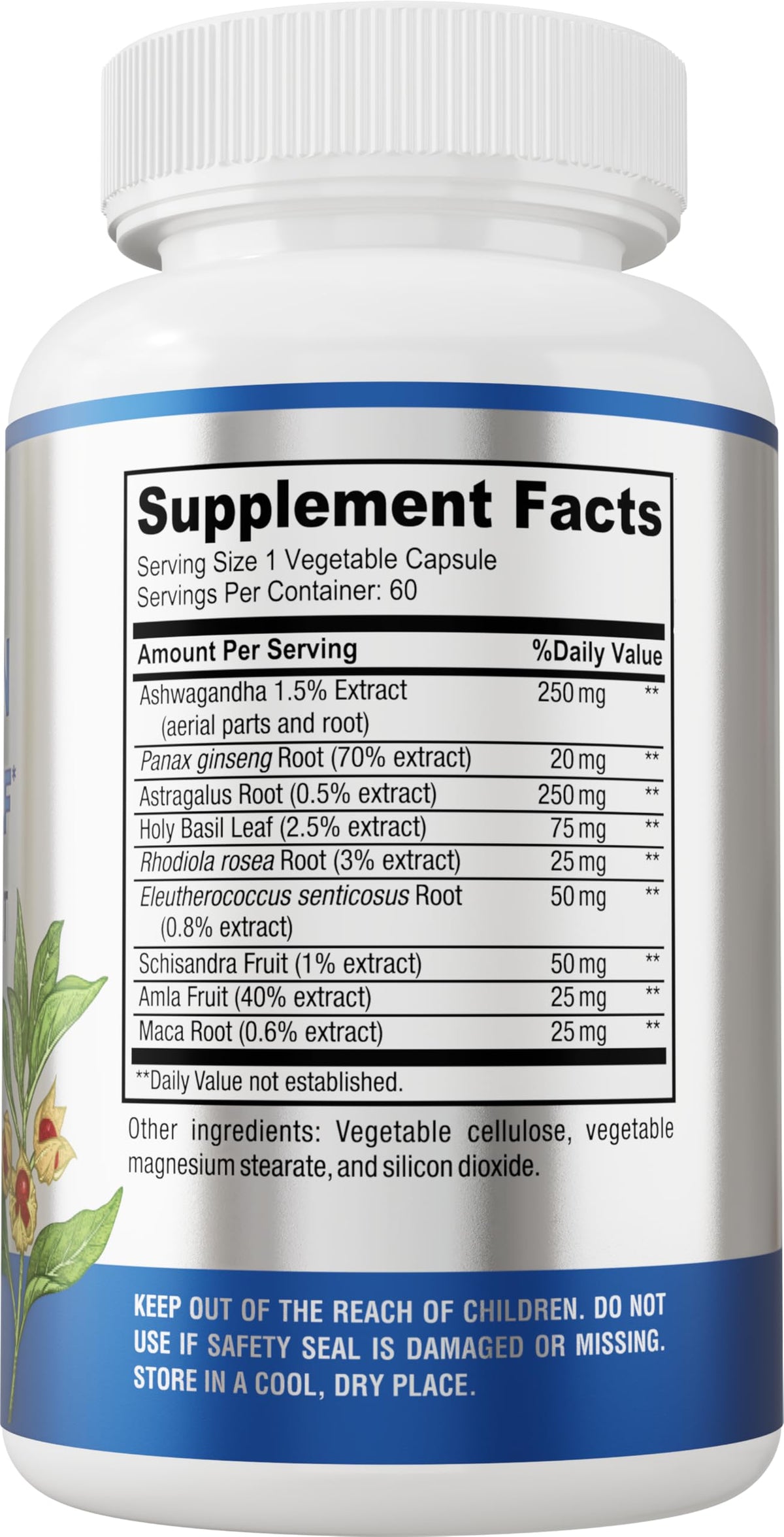 YUMMYVITE Adaptogen Stress Relief Formula - 60 Capsules - image 5