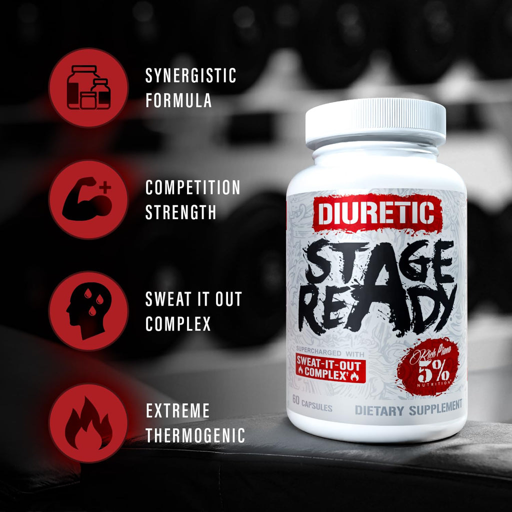5% Nutrition Stage Ready Extra Strength Diuretic - 60 Capsules - image 4