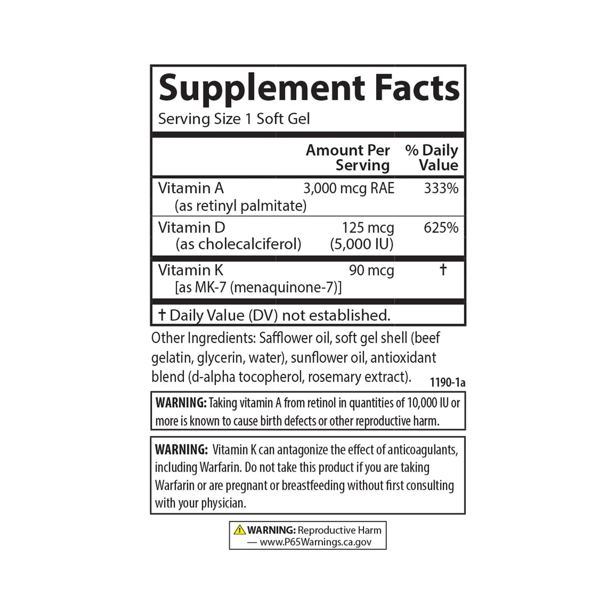 Carlson - Vitamins A