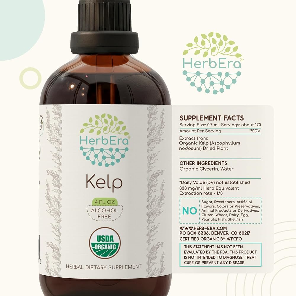 HerbEra Kelp USDA Organic Tincture