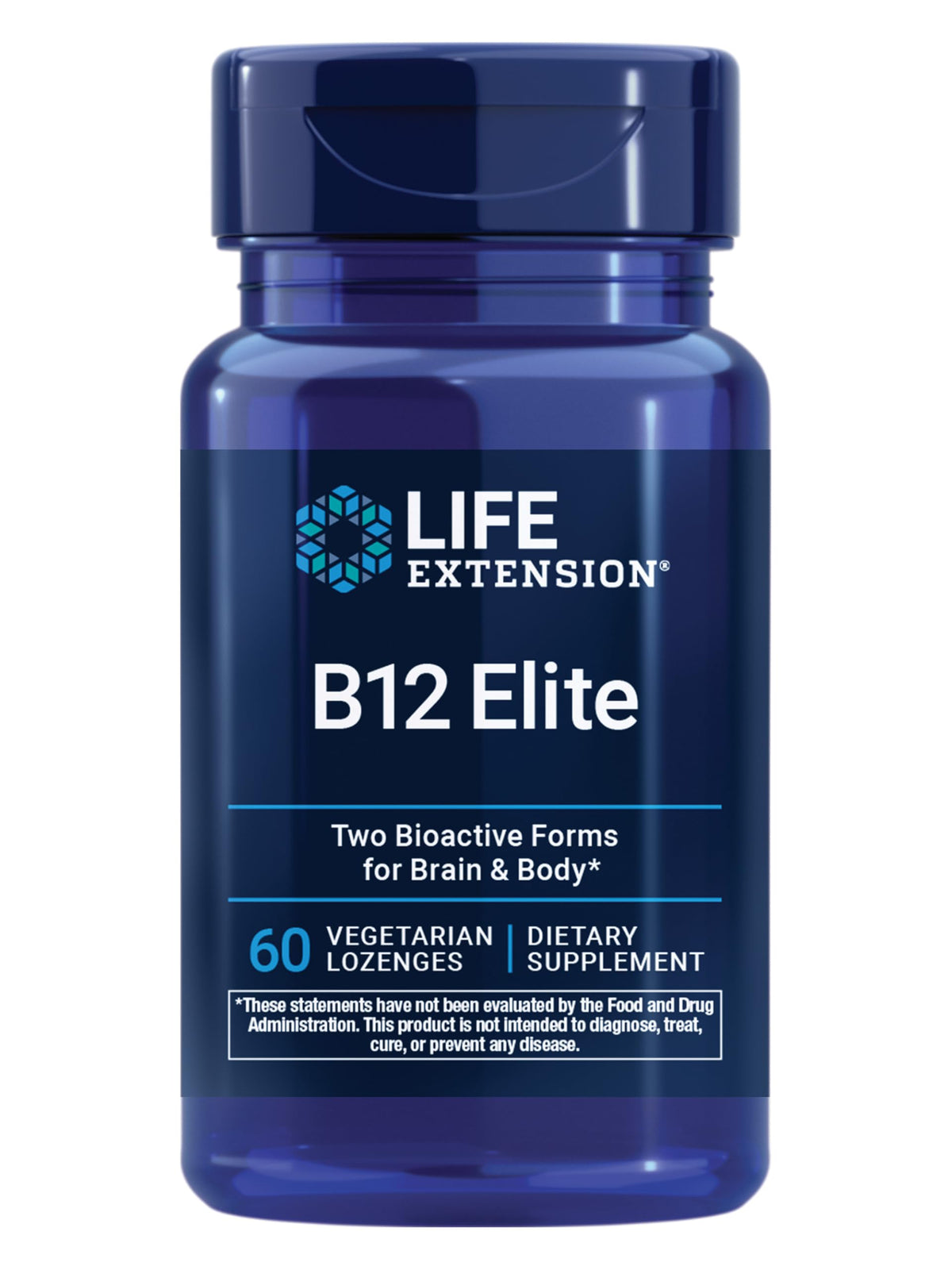 Life Extension B12 Elite Brain Health - 60 Lozenges