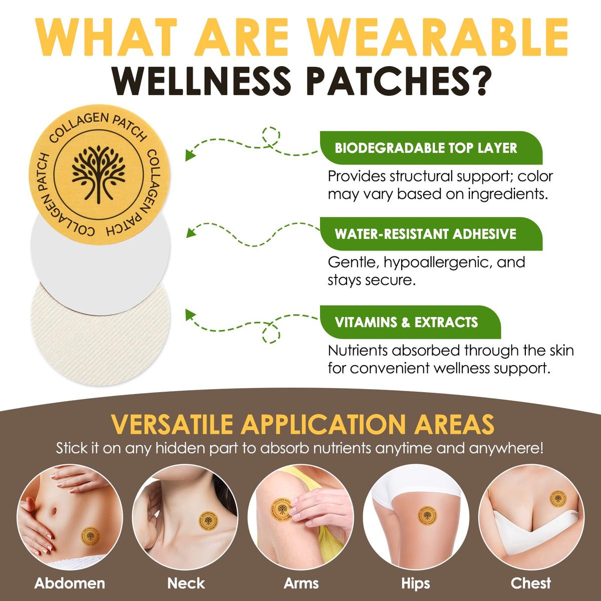 Generic Collagen Patches with Vitamin C & Peptides - 30 Patches - image 6