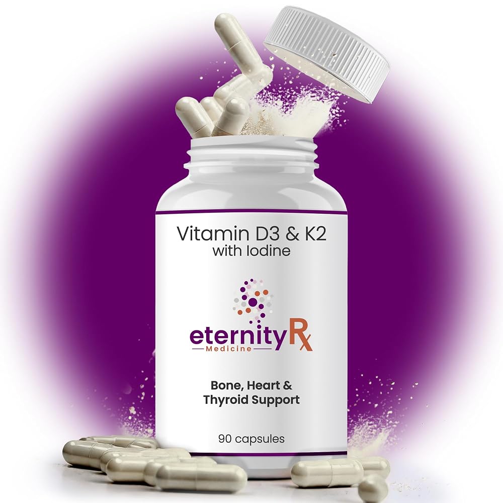 Eternity Medicine Rx Vitamin D3 K2 5000 IU - 90 Capsules