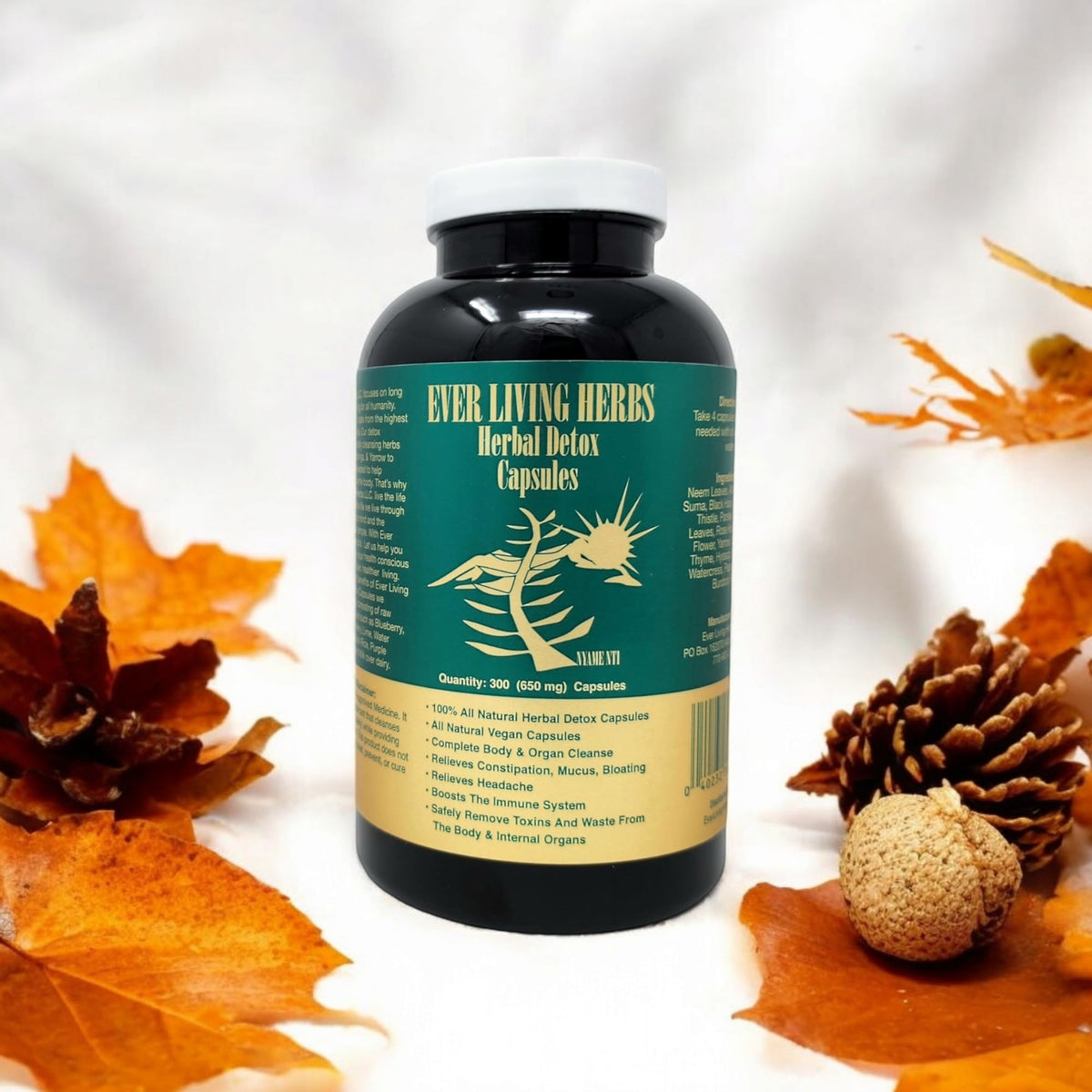 Ever Living Herbs Herbal Detox 300 Capsules - image 3