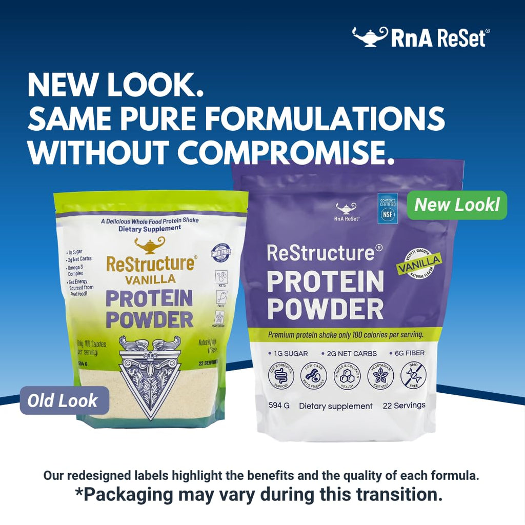 RnA ReSet ReStructure Whey Protein Powder Vanilla - 594g - image 4