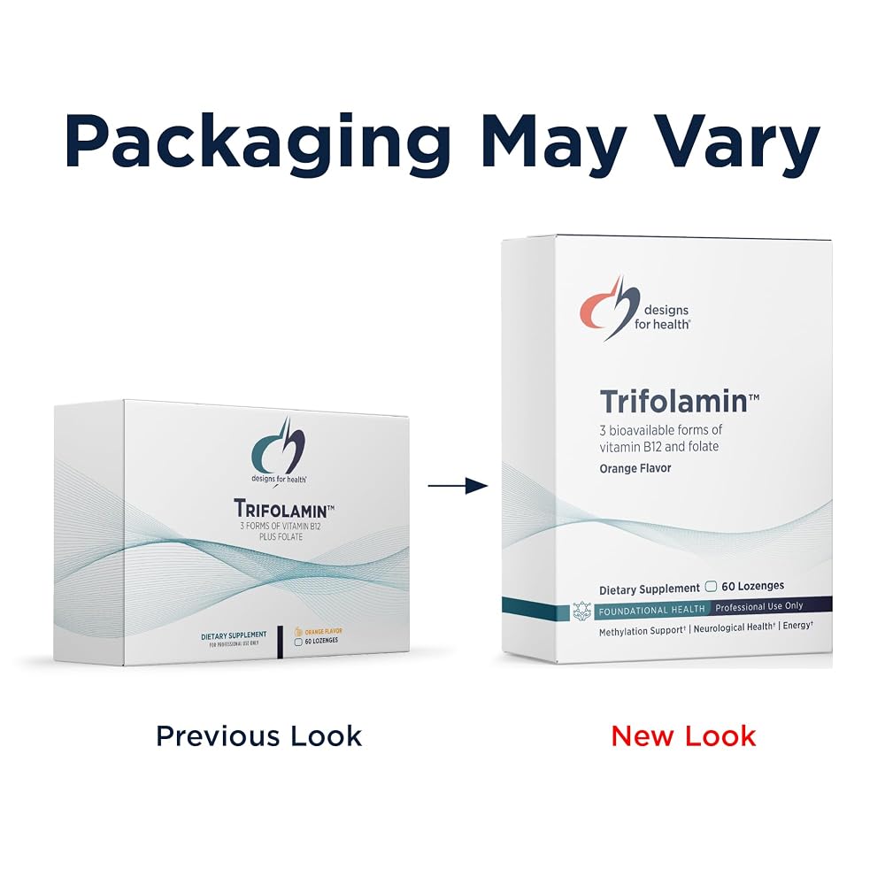 Designs for Health Trifolamin B12 + Folate Lozenges - 60 Lozenges - image 4