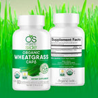 OS Organic Side Organic Wheatgrass Capsules - 120 Count - image 4