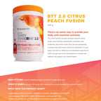 Youngevity Beyond Tangy Tangerine 2.0 Citrus Peach Infusion Canister