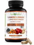 PIUS NATURE Turmeric Ginger Apple Cider Vinegar - 120 Capsules