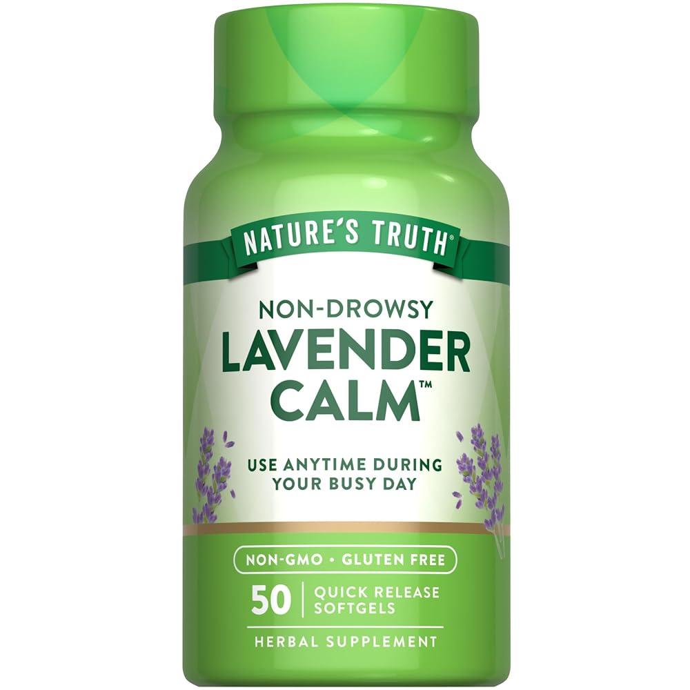 Nature's Truth Lavender Calm Softgels - 50 Count