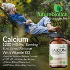 Futurebiotics Calcium 1200 MG Per Serving Sustained Release