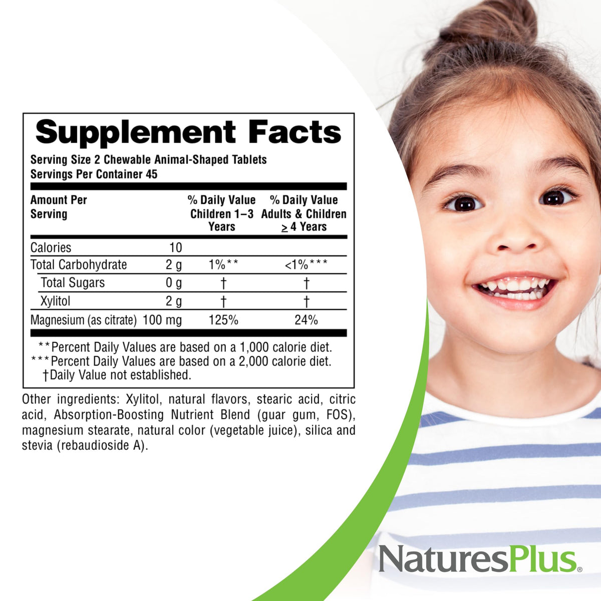 NaturesPlus Animal Parade MagKidz Magnesium Chewable Tablets - 180 Count - image 5