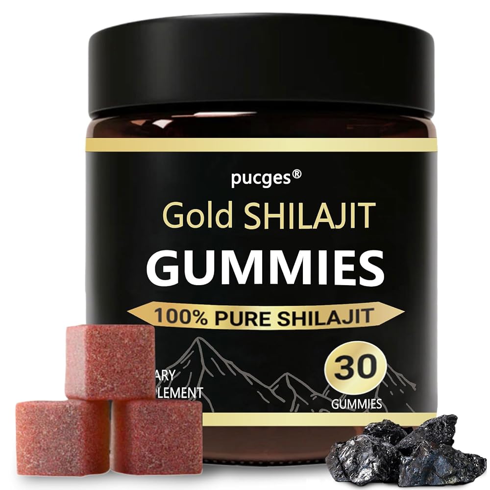Pucges Shilajit Gummies for Men - 30 Gummies