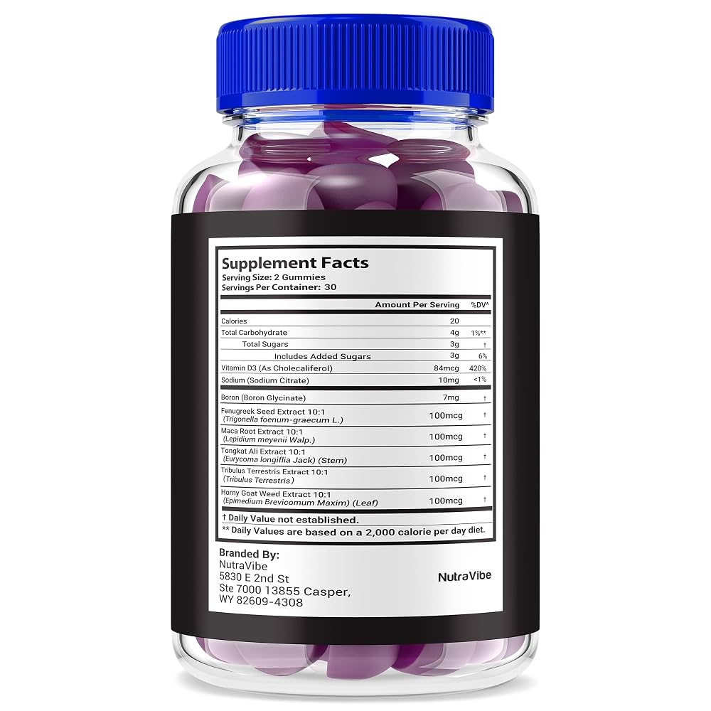 NutraRize Dominator Gummies for Men - 180 Gummies - image 2