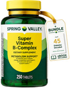 LUAL Spring Valley Super Vitamin B Complex - 250 Tablets - image 2