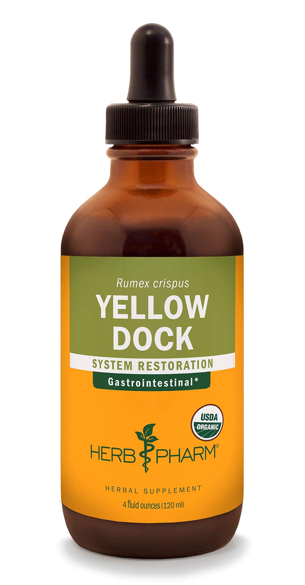 Herb Pharm Yellow Dock Liquid Extract for Digestive System Support - 4 Fl Oz