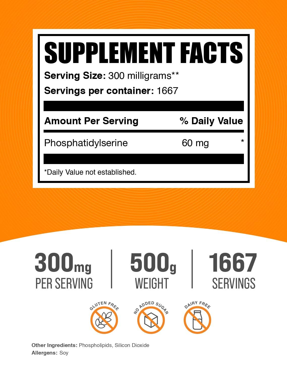 BulKSupplements.com Phosphatidylserine Powder