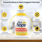 Dr’s Hope Dr's Hope Vitamin K2 MK-7 + D3 5000 IU Bone Support - 120 Capsules - image 9