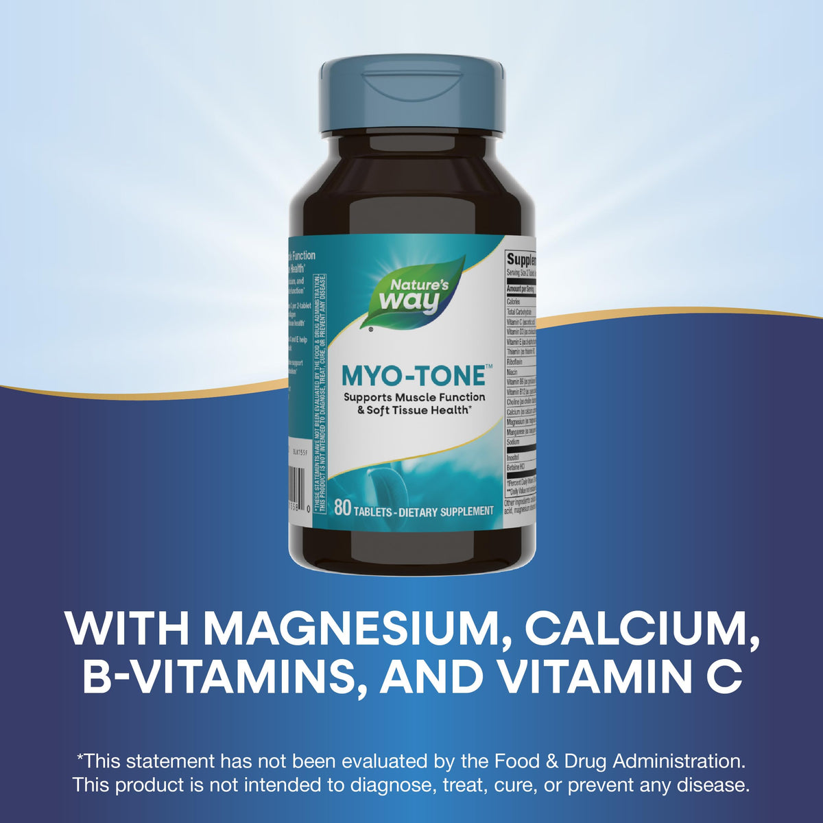Nature's Way Myo-Tone Muscle Support - 160 Tablets - image 5