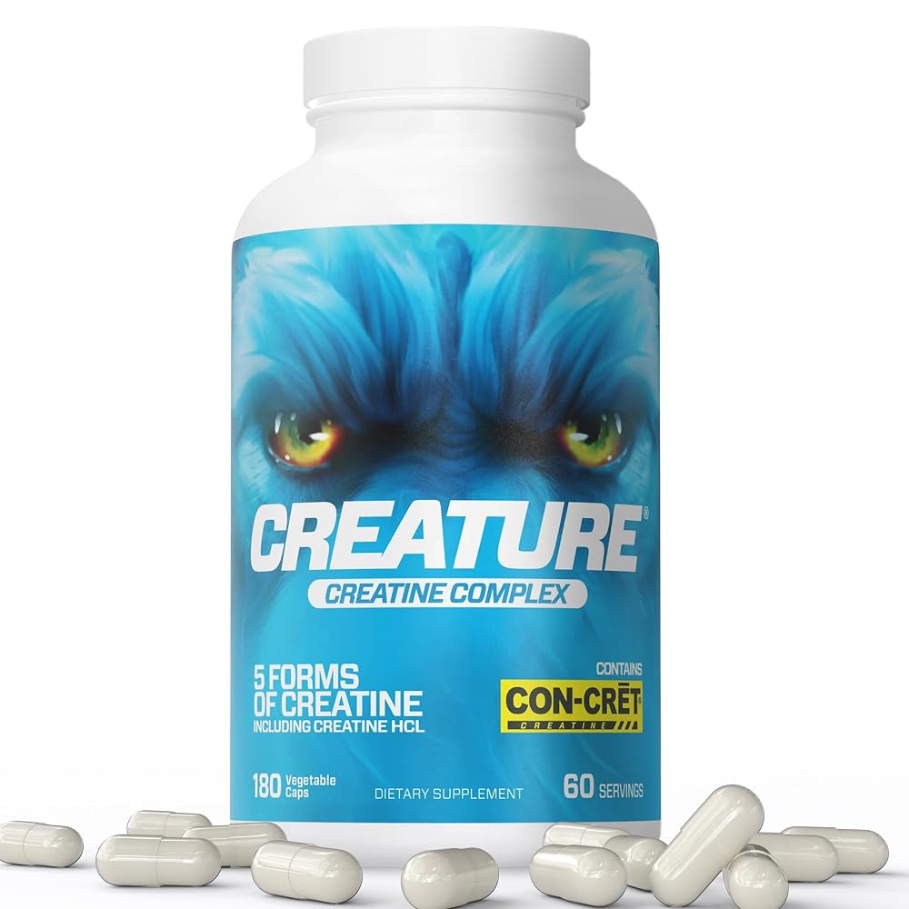 CREATURE® Creatine Complex - Creatine Monohydrate Capsules with 5