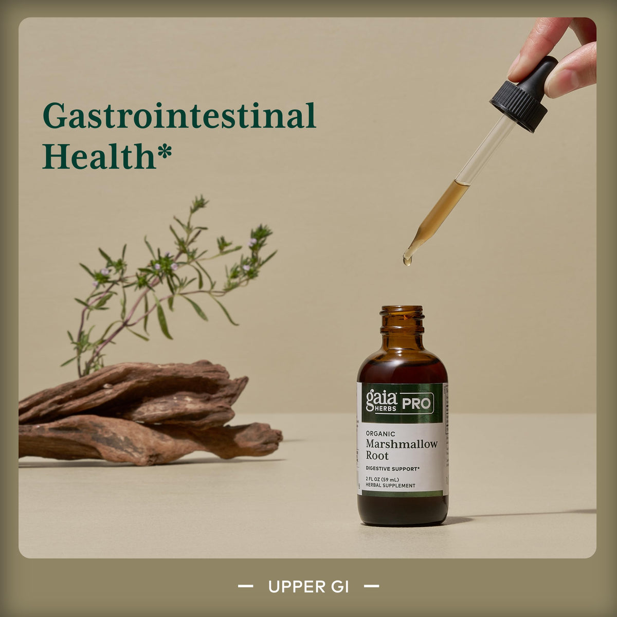 Gaia Herbs PRO Organic Marshmallow Root Liquid - 2 fl oz - image 3