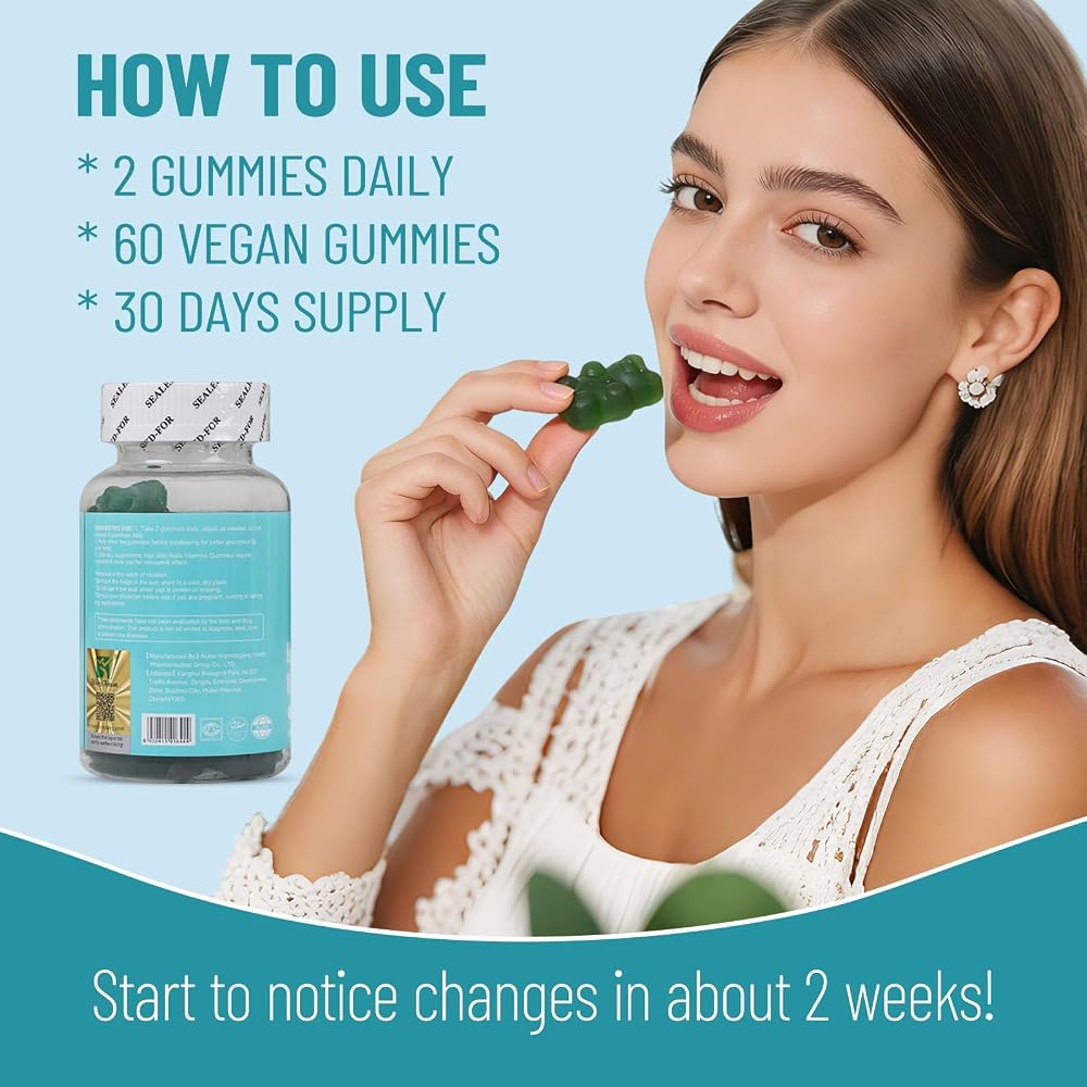 Wins Town Hair Skin Nails Vitamins Gummies - 60 Count - image 5