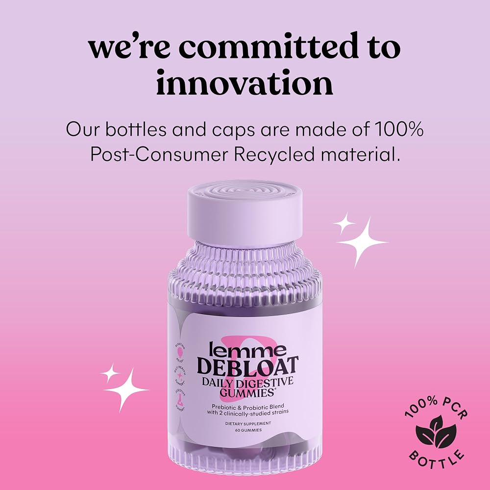 Lemme Debloat - Digestive & Gut Health Gummies with 2 Clinically - image 9