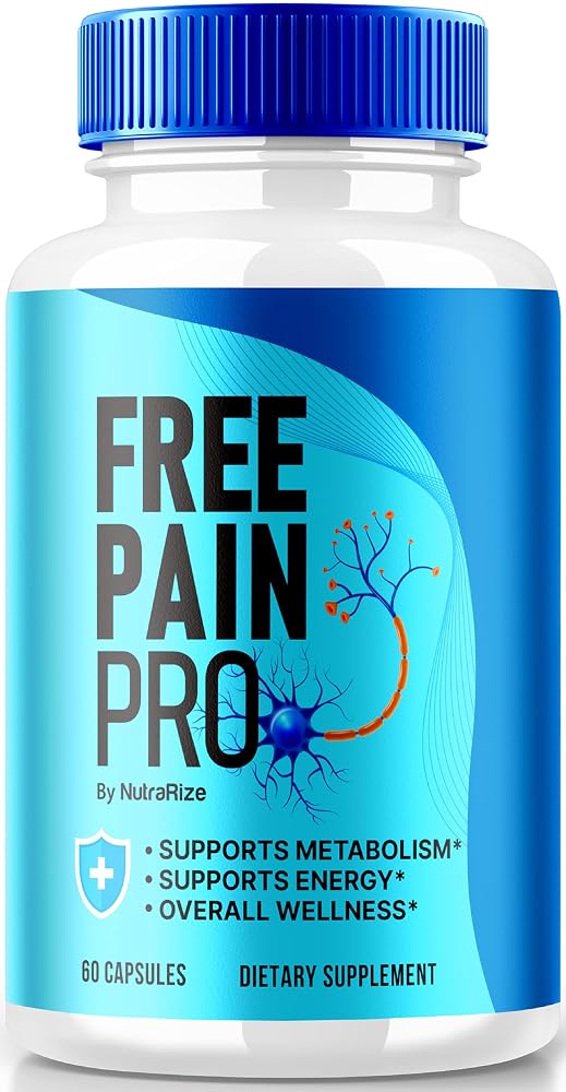 NutraRize Free Pain Pro Capsules All Natural Wellness Support - 60 Capsules