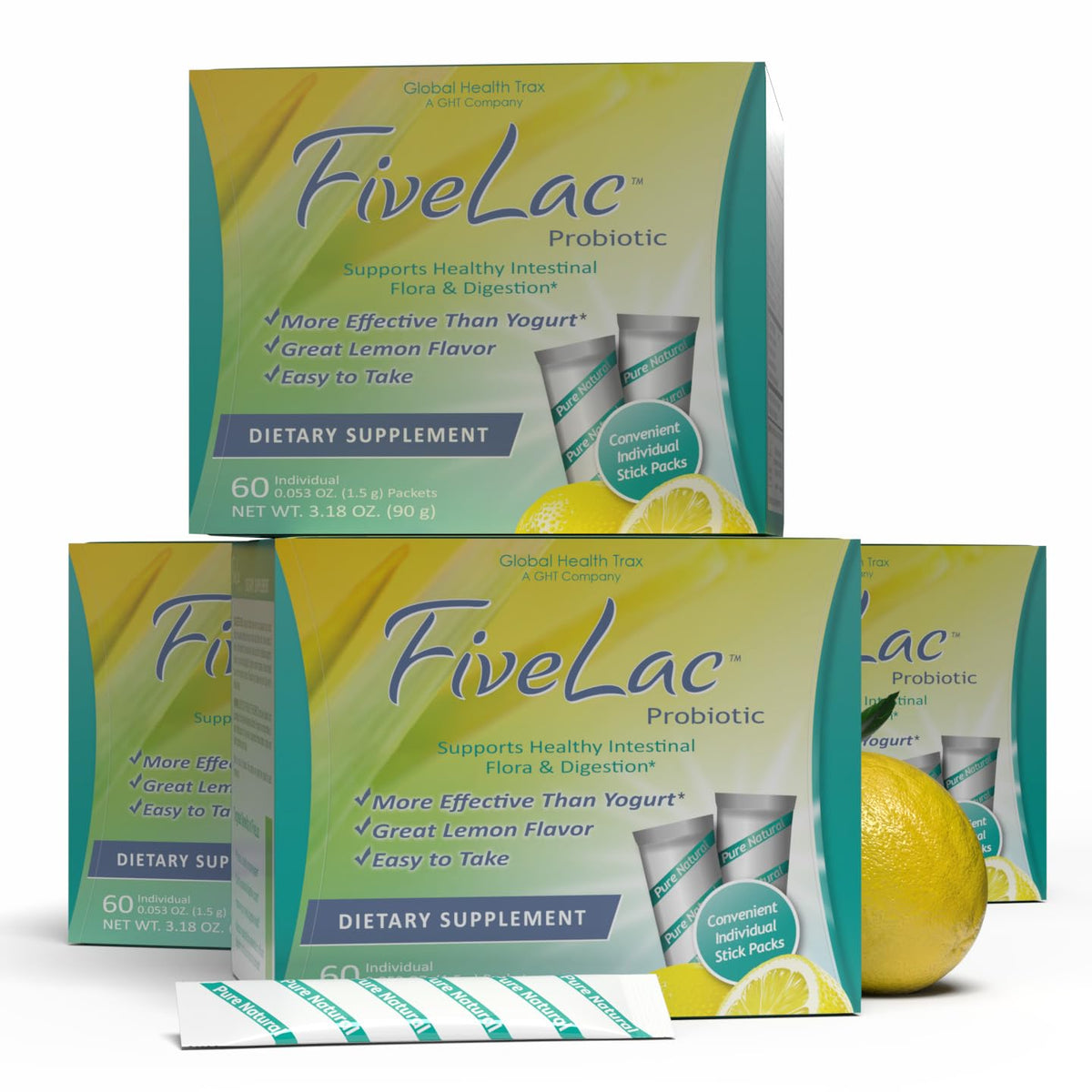 GHT Global Health Trax Global Health Trax GHT - ThreeLac Lemon