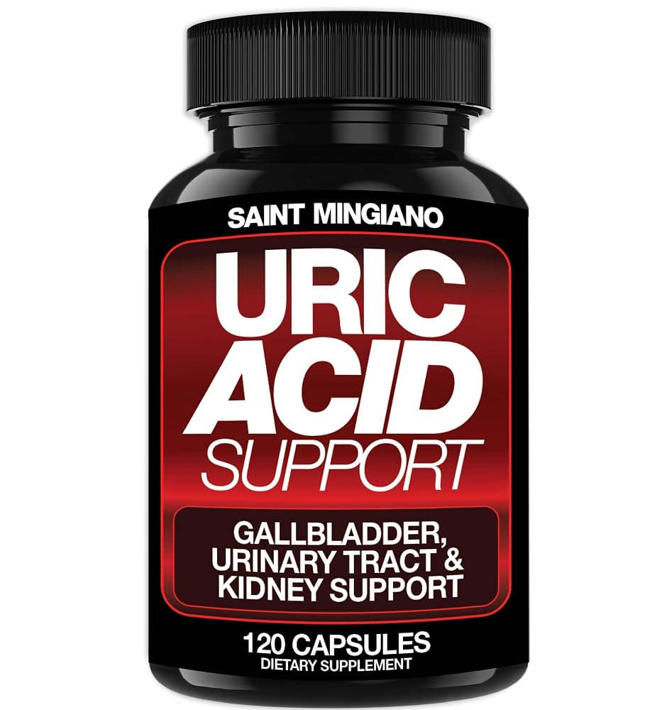 Saint Mingiano Uric Acid & Kidney Support - 120 Capsules