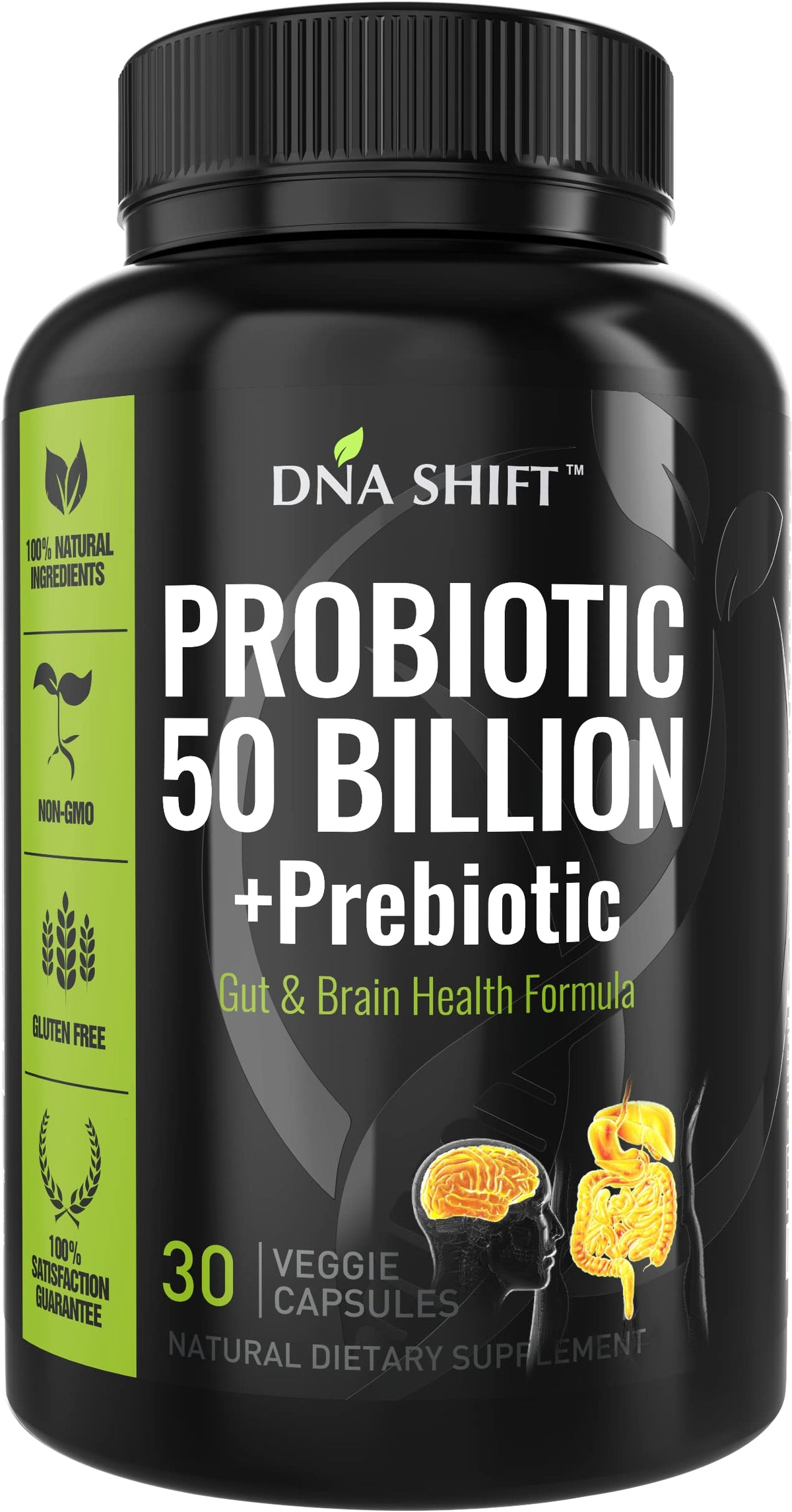 DNA SHIFT Probiotics 11 Strains 50 Billion CFU - 30 Capsules