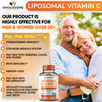 Wholesome Wellness Liposomal Vitamin C Capsules - 200 Count - image 3