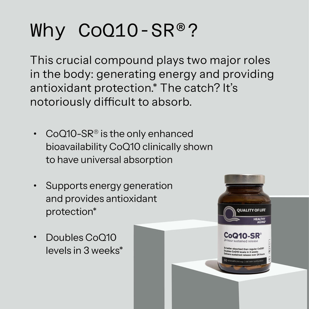 Quality of Life CoQ10 Sustained Release 100 mg - 60 Vegetable Capsules - image 7