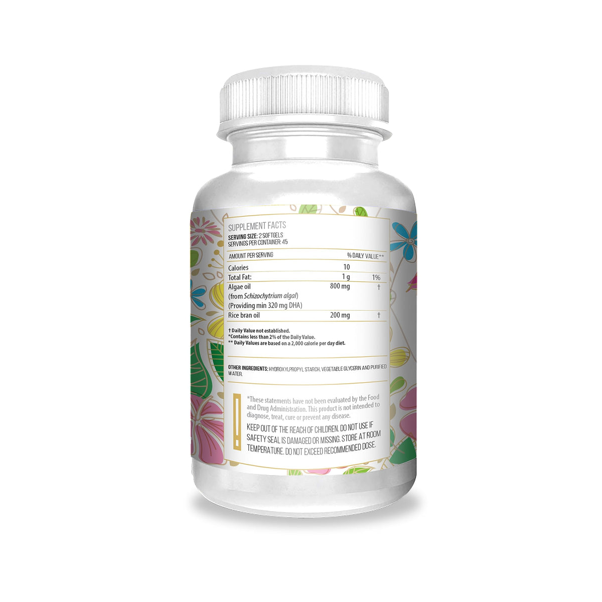 ACTIF Organic Vegan Prenatal Omega-3 with Algae Oil - 90 Softgels - image 3