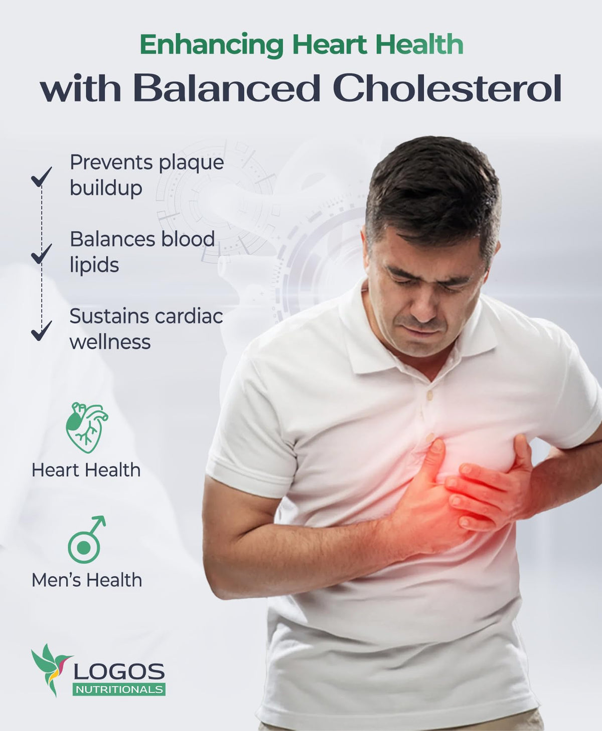 logos nutritionals Cholest Essentials - 60 Capsules - image 5
