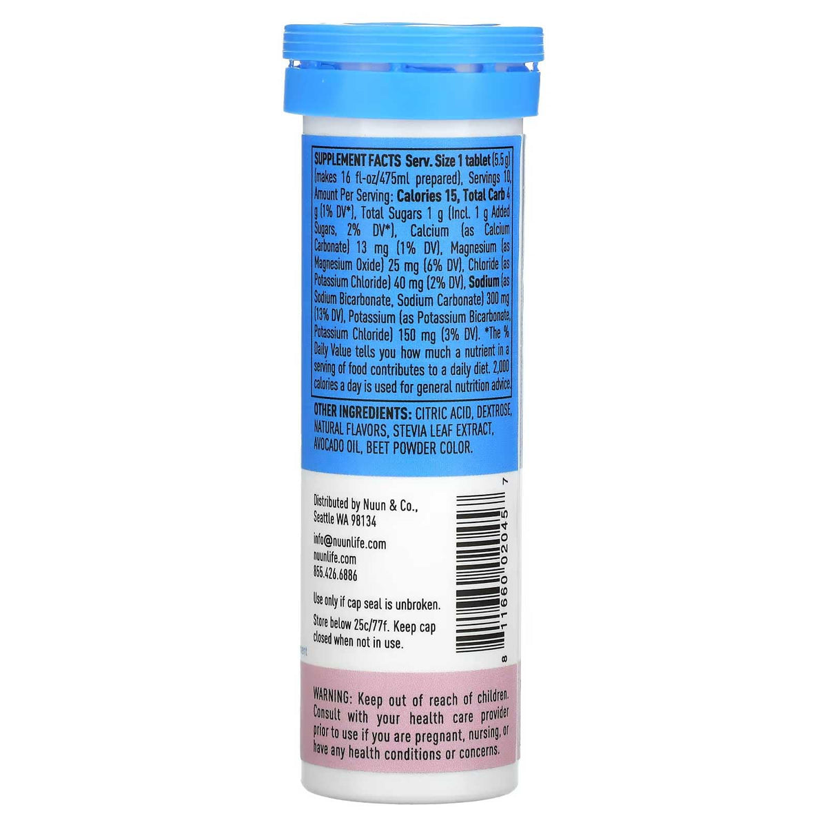 Nuun Active Strawberry Lemonade Electrolyte Drink Tablets - image 2