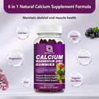 GONGOTA Calcium Magnesium Zinc Gummies -Mix