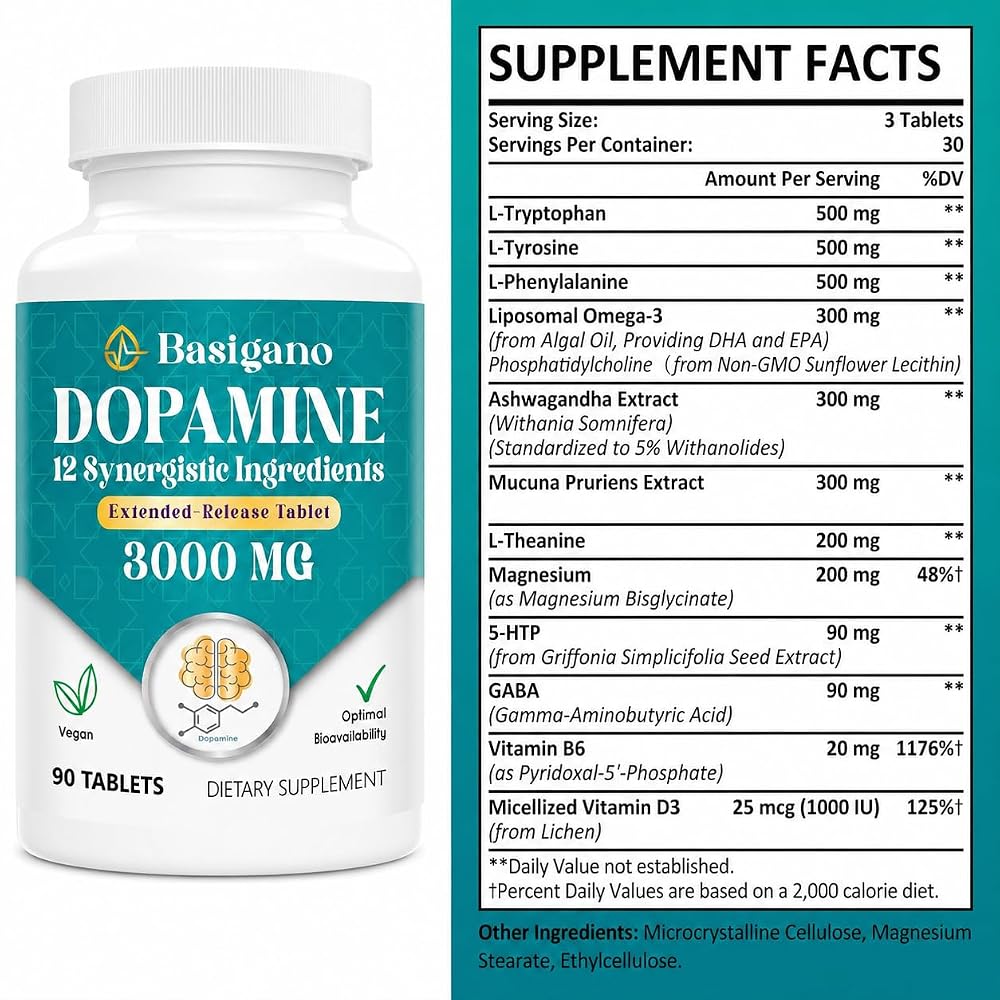 Basigano Natural Dopamine Supplement
