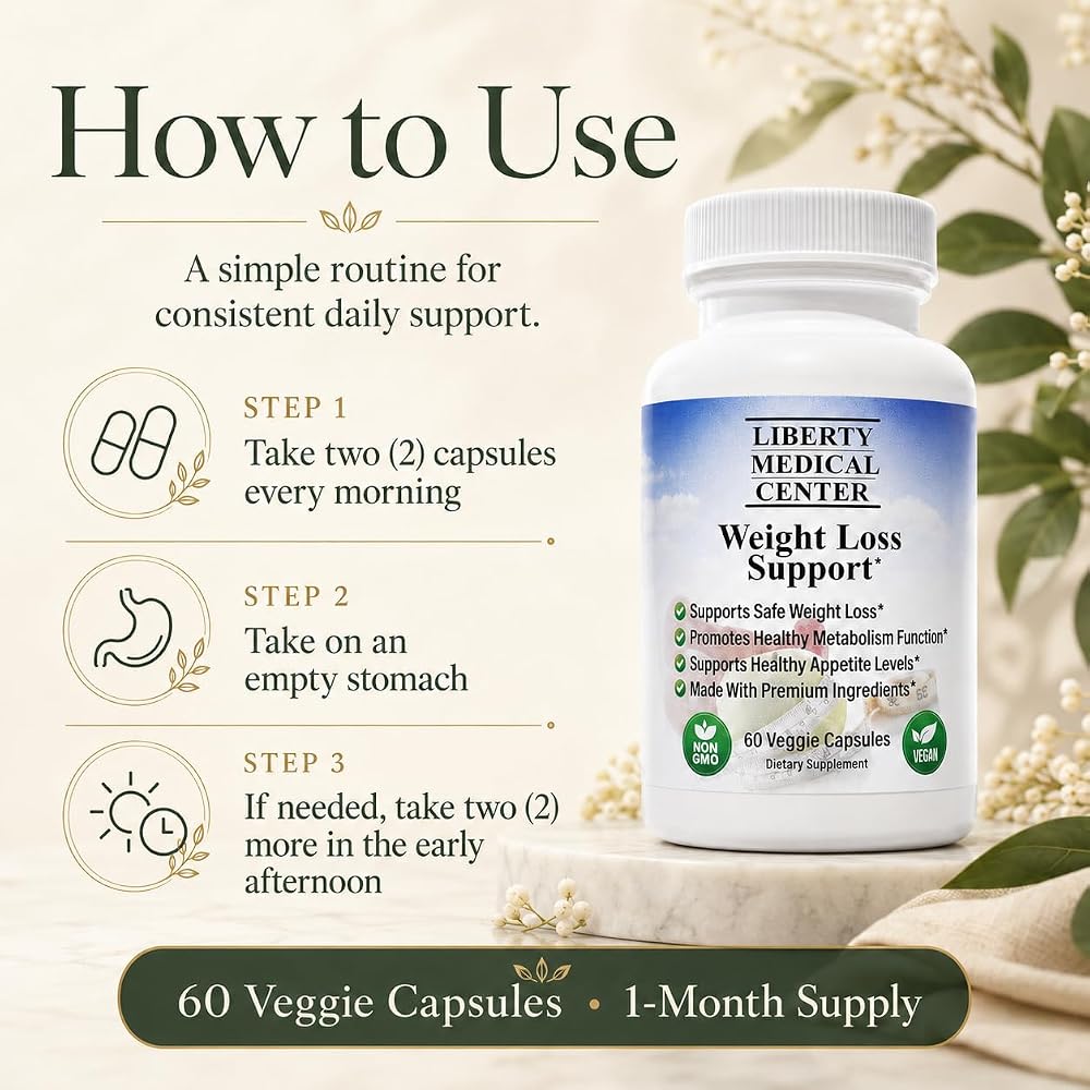 Liberty Medical Center Weight Loss Supplement - 60 Capsules - image 4
